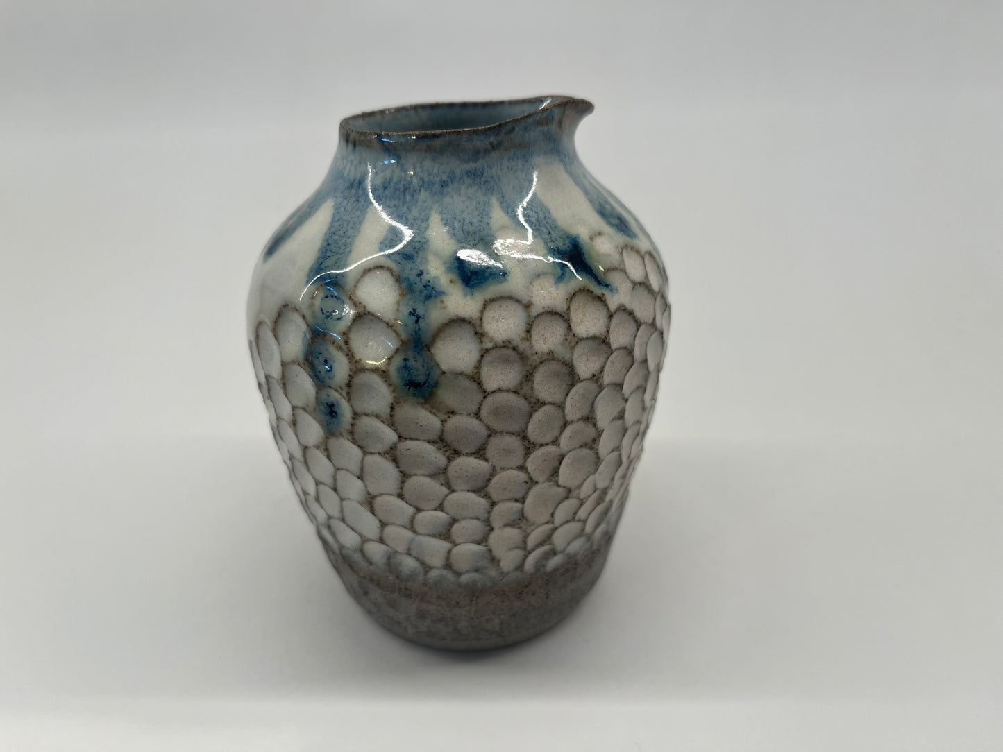 Scalloped jug vase